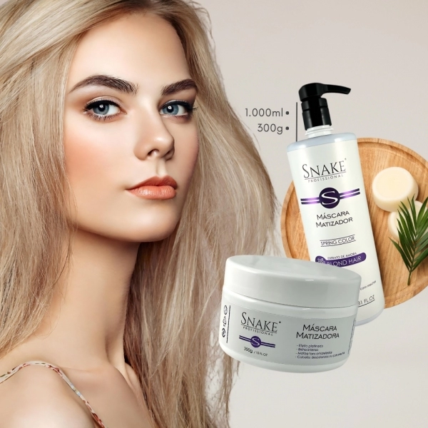 MÁSCARA SNAKE MATIZADORA BLOND HAIR 1000ML